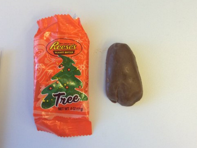 Reeses Christmas Tree Candy
 Reese s Christmas tree can s are shaped weird Business