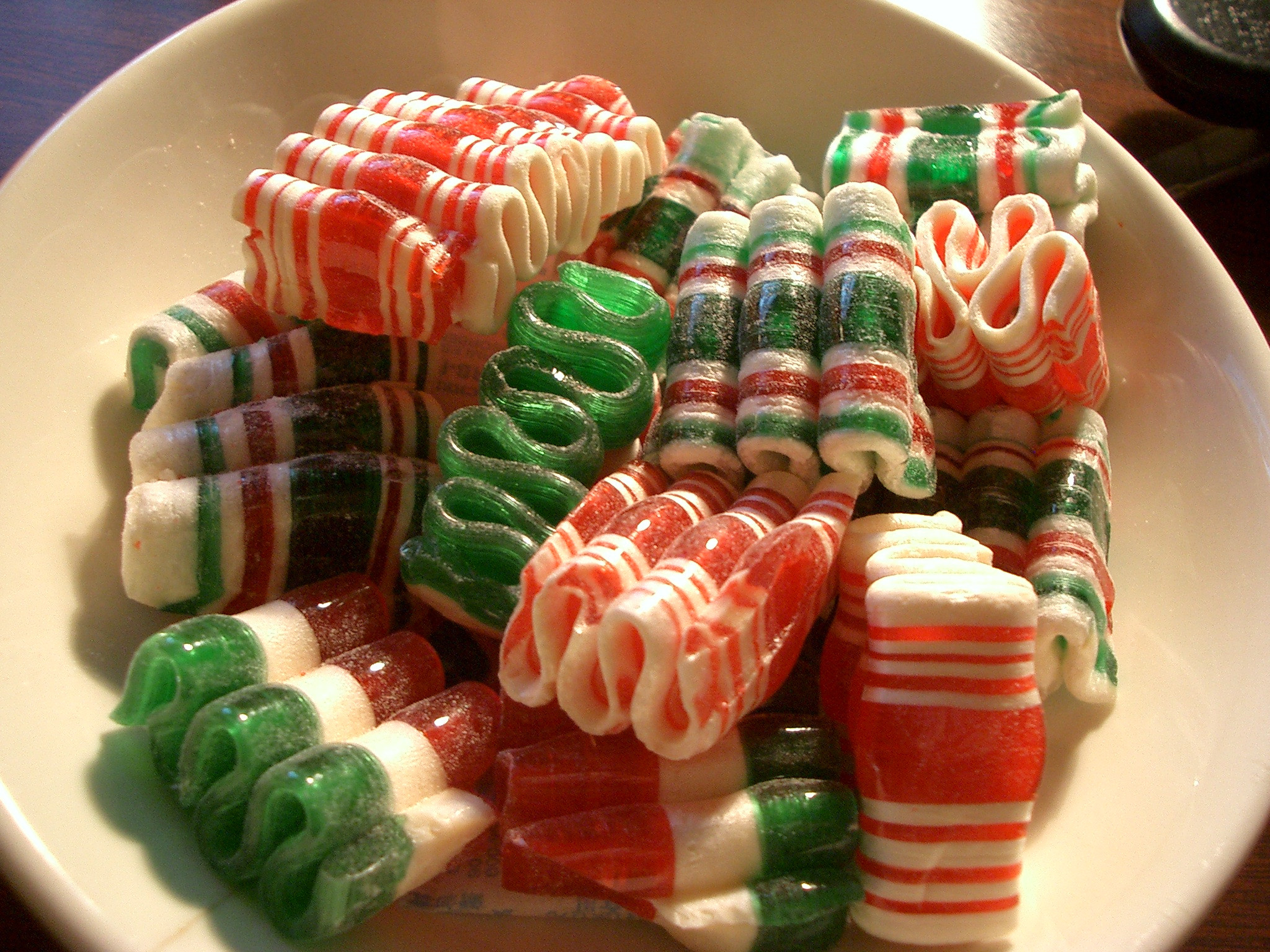 Ribbon Christmas Candy
 Handmade Holiday Candy