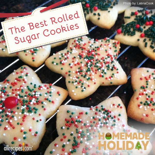 Rolled Christmas Cookies
 The Best Rolled Sugar Cookies