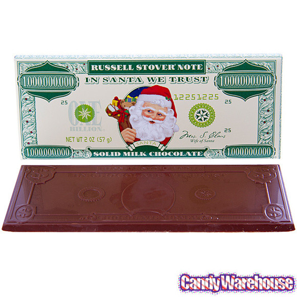 Russell Stover Christmas Candy
 Russell Stover Billion Dollar Santa Chocolate Bars 6