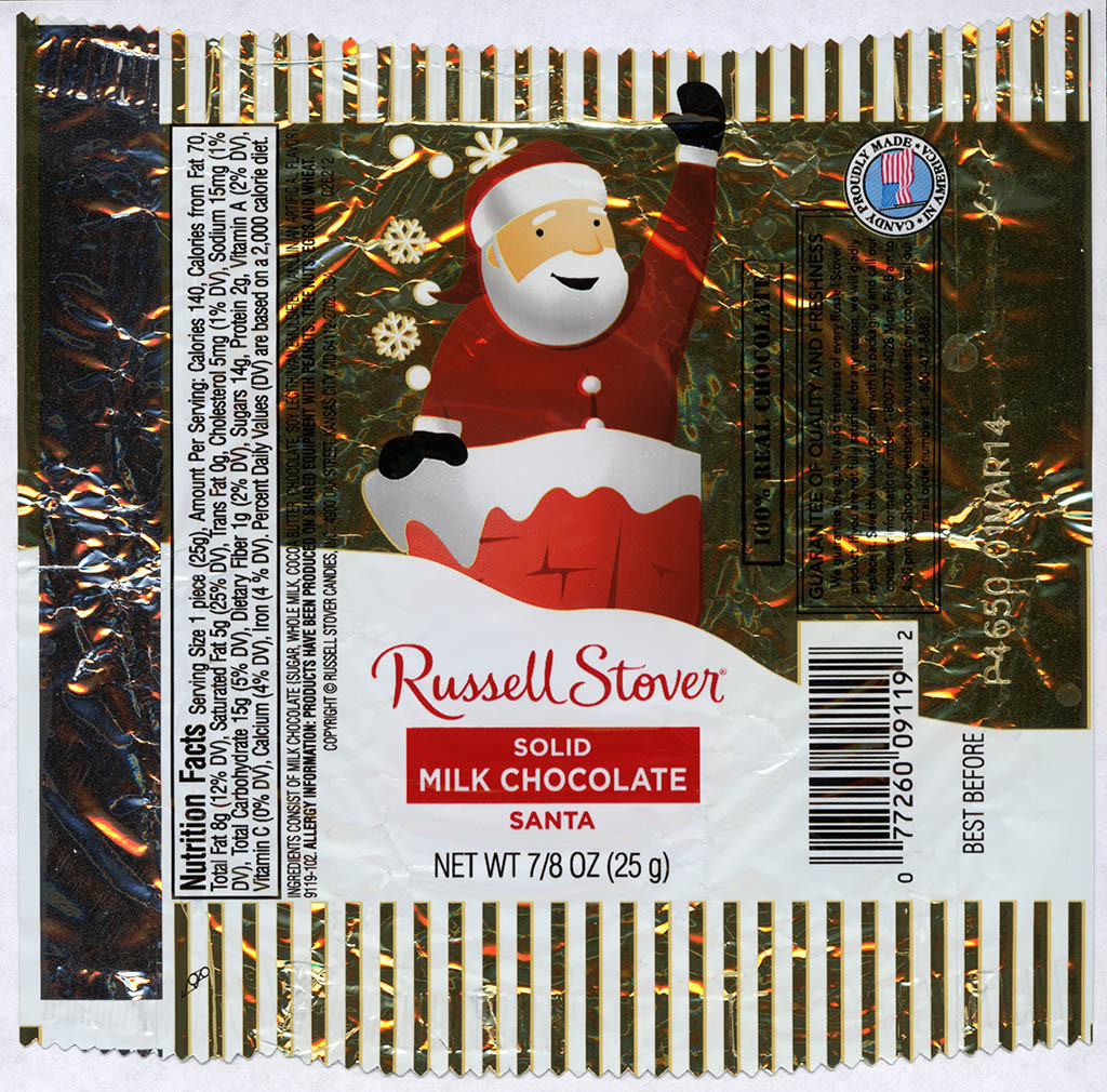 Russell Stover Christmas Candy
 Twelve Days of Christmas The Festive Variety of Russell