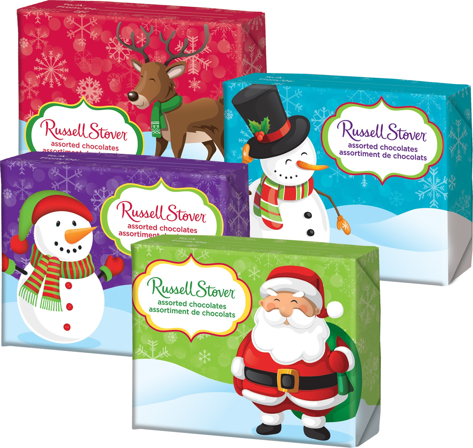 Russell Stover Christmas Candy
 Russell Stover Mini Box of Chocolates Assorted 2 Oz