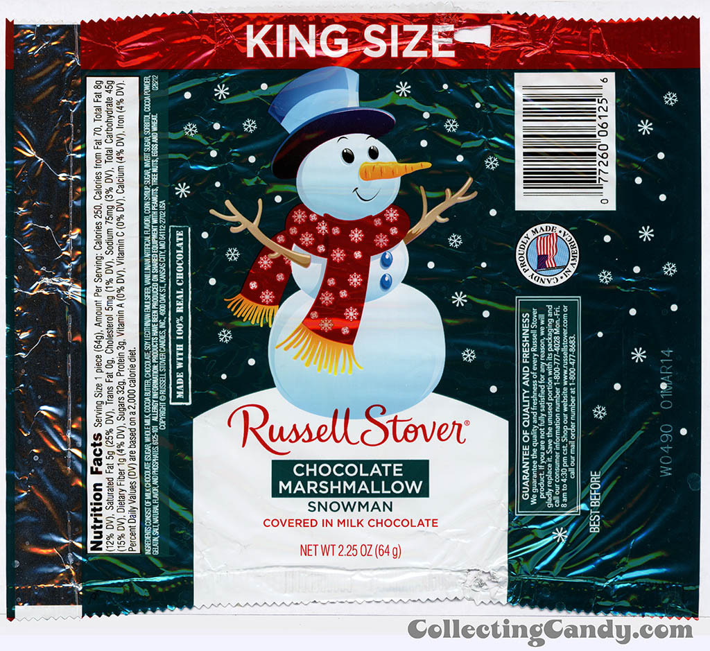 Russell Stover Christmas Candy
 Twelve Days of Christmas The Festive Variety of Russell