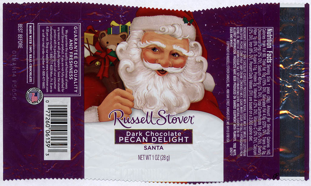 Russell Stover Christmas Candy
 Twelve Days of Christmas The Festive Variety of Russell