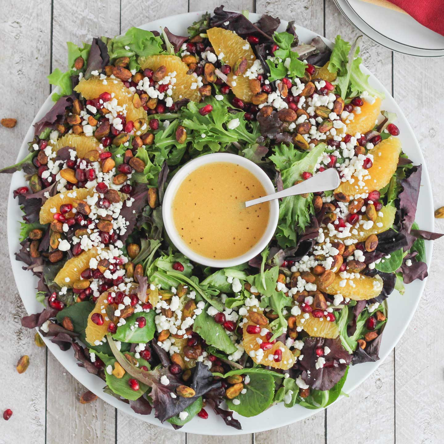 Salads For Christmas
 Christmas Salad with Citrus Champagne Vinaigrette Two