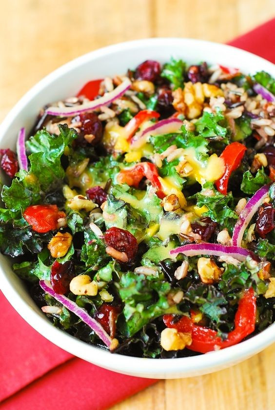 Salads For Thanksgiving Dinner
 Kale salads Kale and Thanksgiving salad on Pinterest