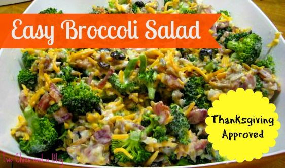 Salads For Thanksgiving Potluck
 Easy Broccoli Salad Thanksgiving Recipes Potluck