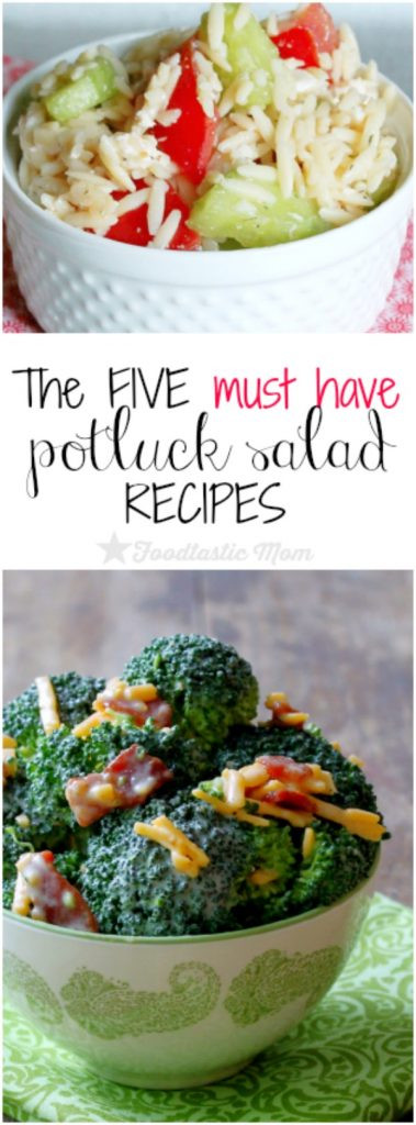 Salads For Thanksgiving Potluck
 The Five Must Have Potluck Salad Recipes Foodtastic Mom