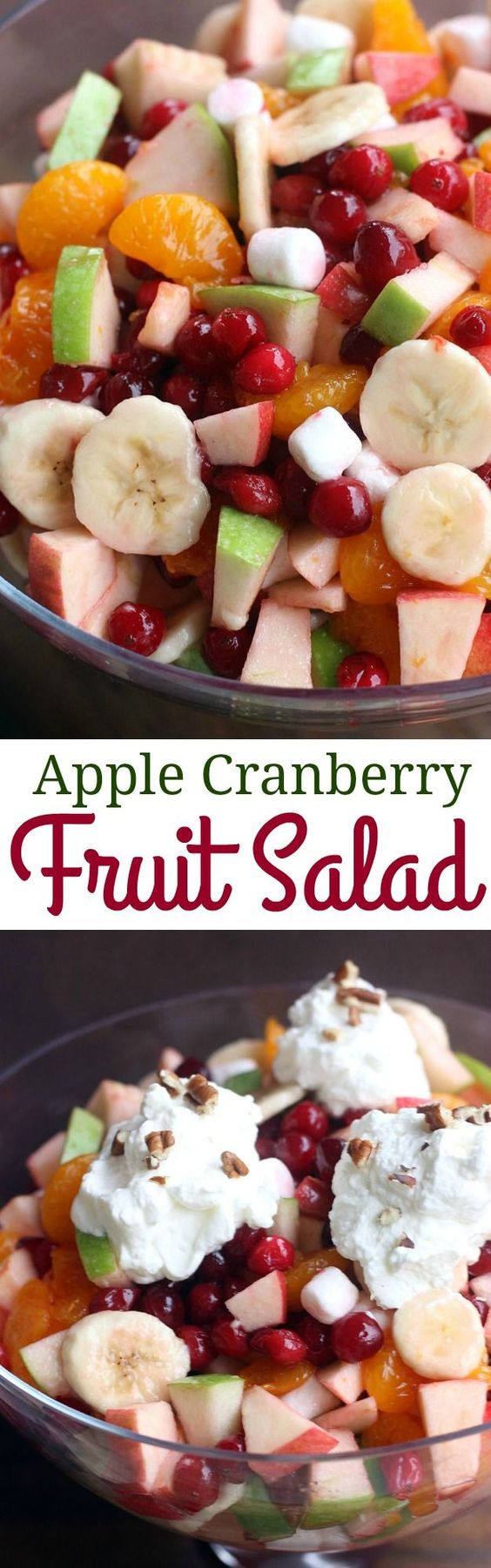 Salads For Thanksgiving Potluck
 Apple Cranberry Fruit Salad Recipe