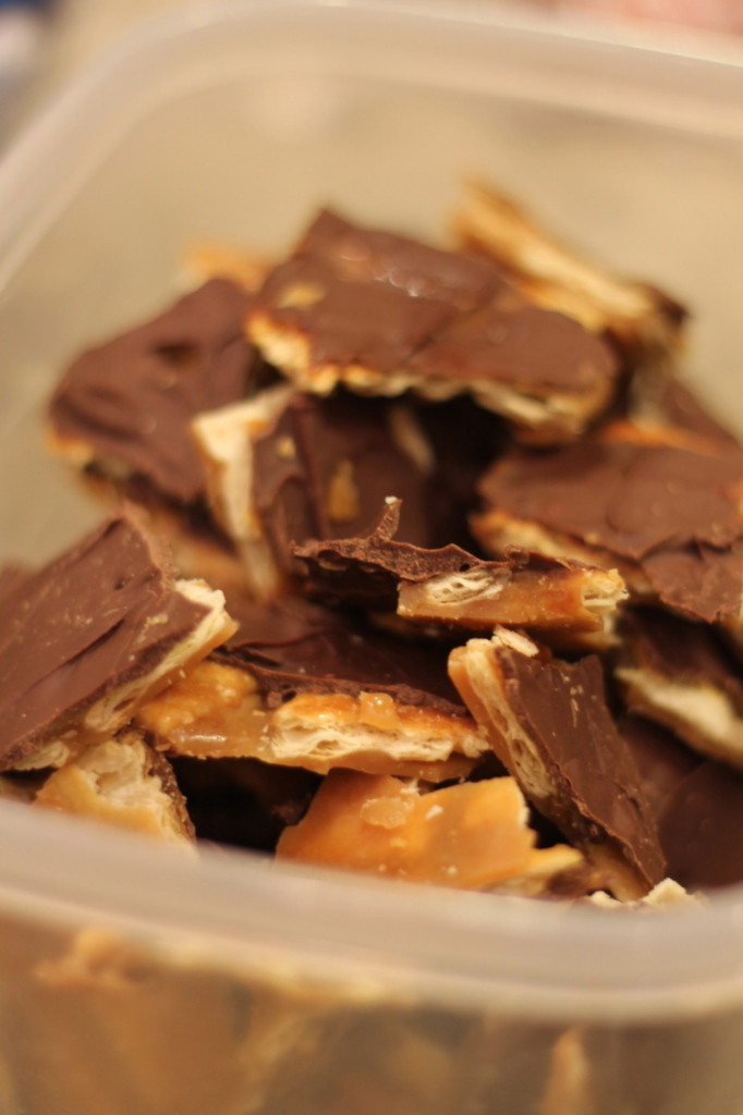 Saltine Cracker Christmas Candy
 "Christmas Crack" Saltine Toffee Candy