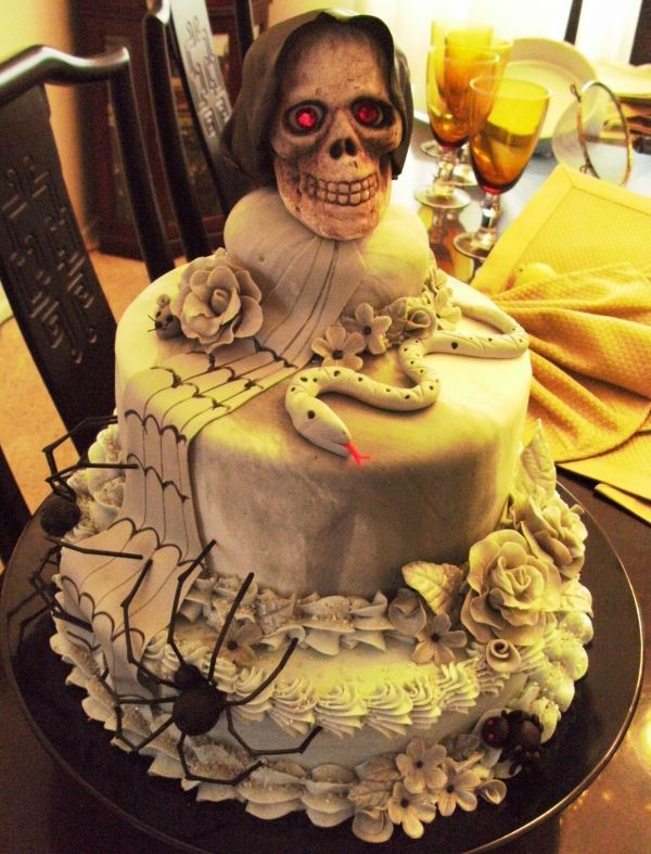 Scarey Halloween Cakes
 Scary Skull Cake Halloween Cakes Pinterest