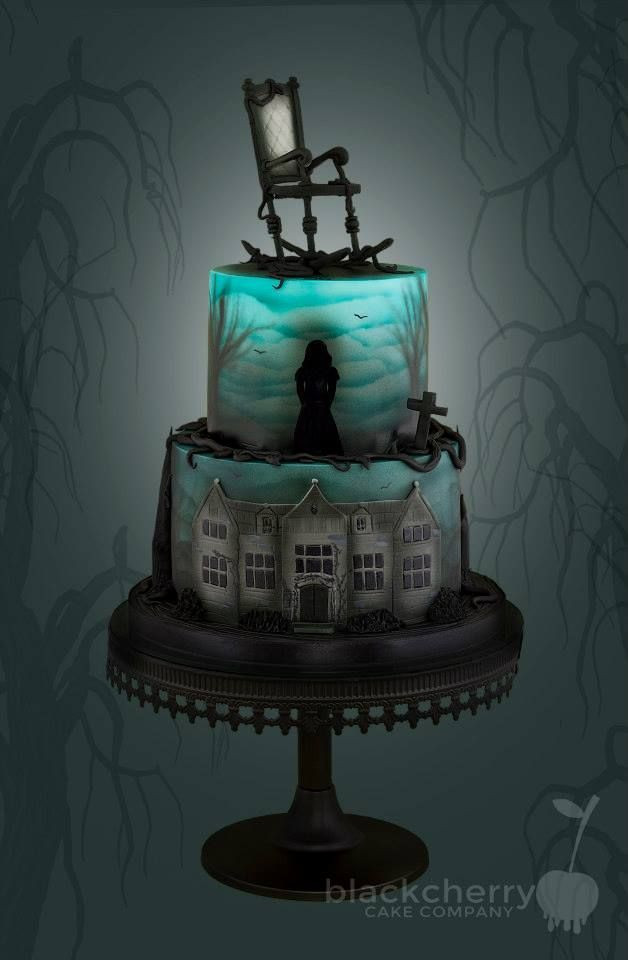 Scarey Halloween Cakes
 Eerie Halloween Cake That Lights Up Inside Ha Ha Ha