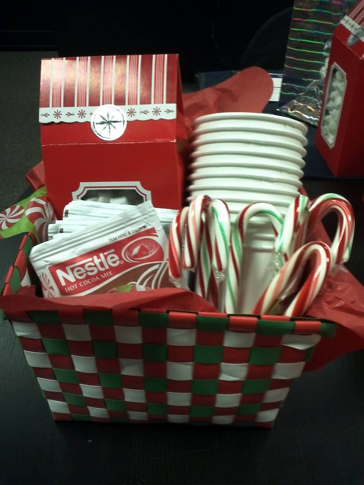 See'S Candy Christmas Gifts
 Hot chocolate t basket Great neighbor t idea I