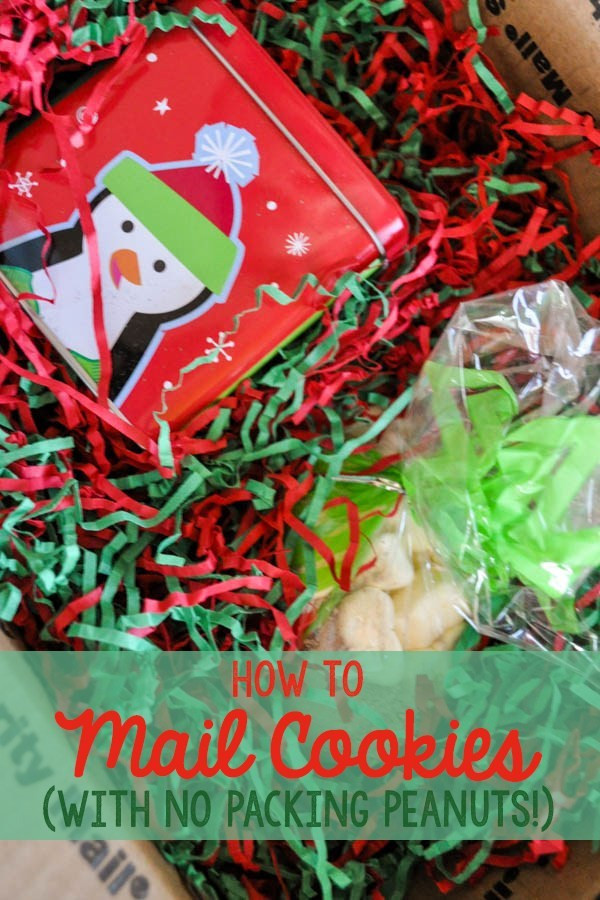 Send Christmas Cookies
 How to Mail Cookies without packing peanuts