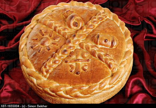 Serbian Christmas Bread
 Serbian Orthodox Traditional Christmas Bread Known as a