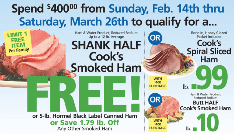 Shoprite Thanksgiving Dinners
 ShopRite Holiday Dinner Promo Earn a FREE Turkey Ham