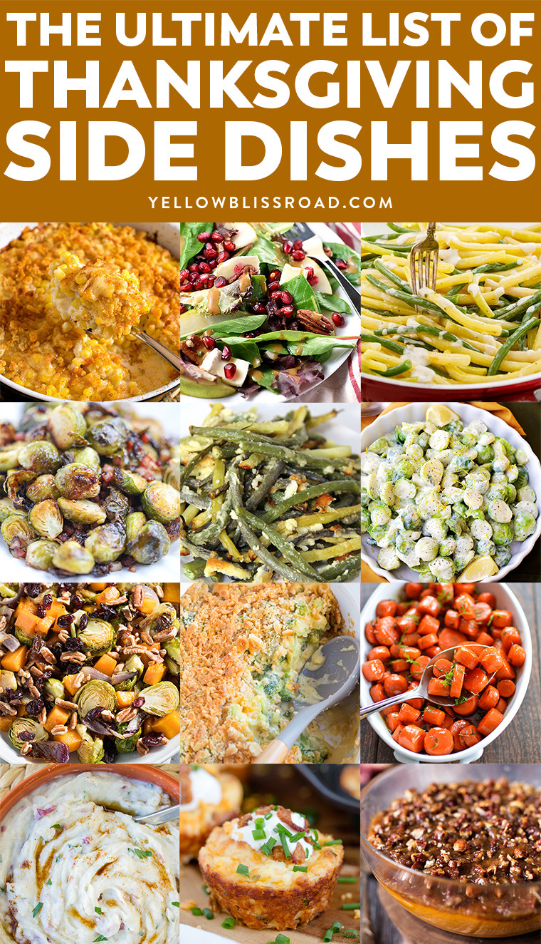 Side Dishes For Thanksgiving Turkey Dinner
 Thanksgiving Side Dishes