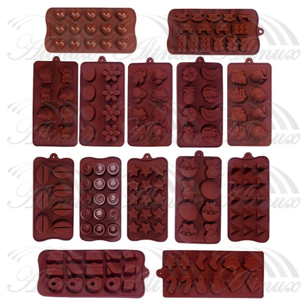 Silicone Christmas Candy Molds
 Christmas Silicone Chocolate Fondant Cake Ice Soap Cube