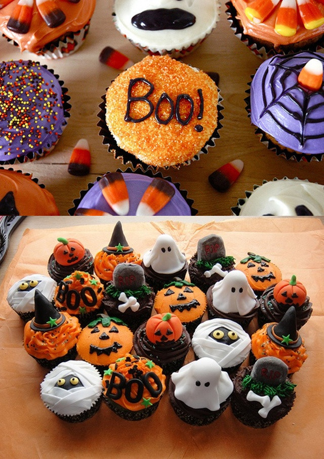Simple Halloween Cupcakes
 Pop Culture And Fashion Magic Easy Halloween food ideas