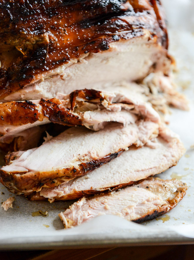 Smoked Thanksgiving Turkey Recipe
 Applewood Smoked Turkey Breast with Cider Bourbon Gravy