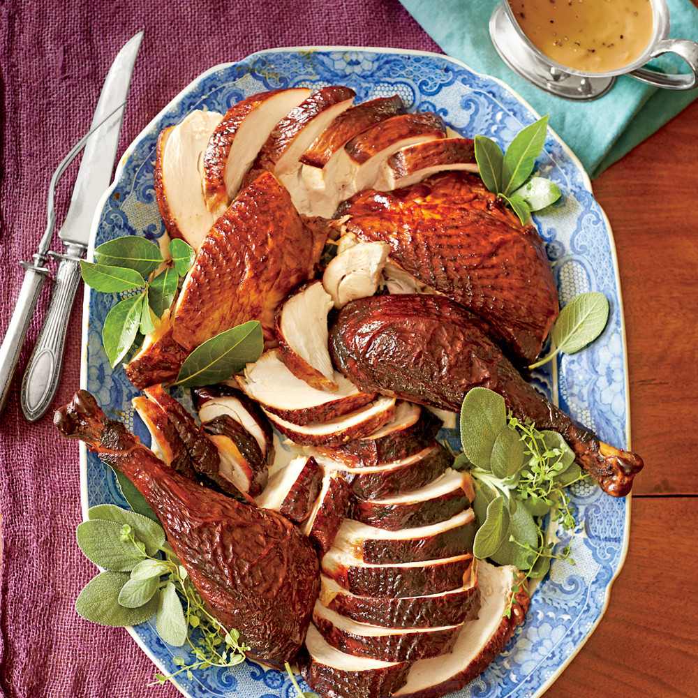 Smoked Thanksgiving Turkey Recipe
 Dry Brined and Marinated Smoked Turkey Recipe