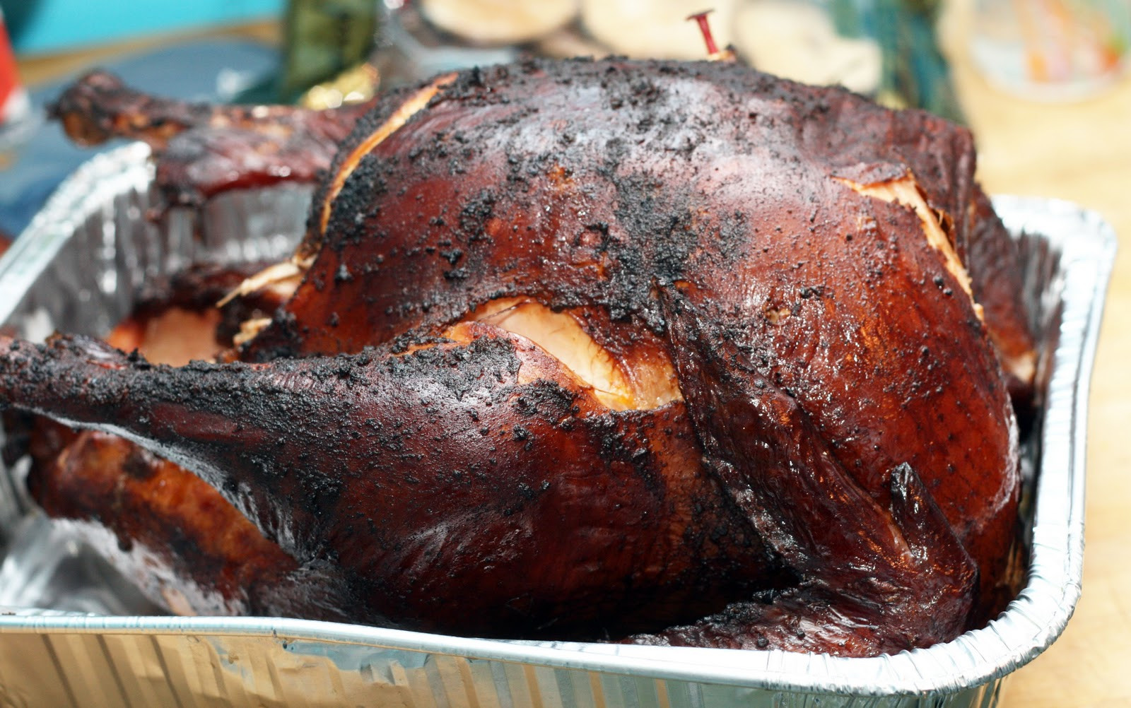 Smoked Turkey For Thanksgiving
 Recipes by Rachel Rappaport Spicy Smoked Turkey