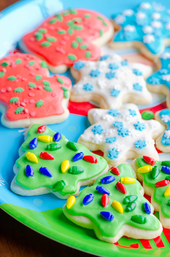 Soft Christmas Sugar Cookies
 Soft Christmas Cut Out Sugar Cookies with Easy Icing