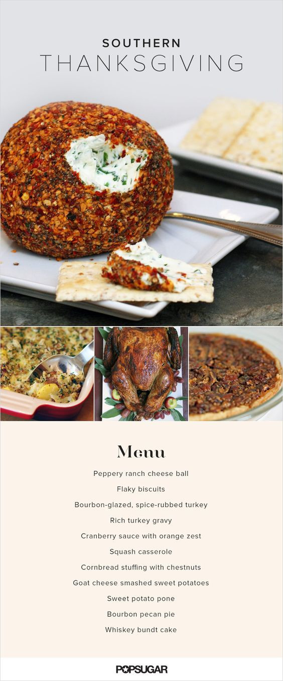 Southern Thanksgiving Dinner Menu
 6 Fabulous Thanksgiving Menus to Choose From