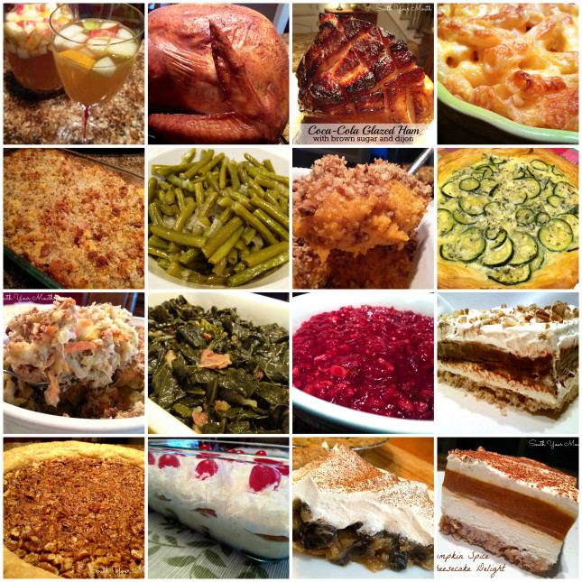 Southern Thanksgiving Dinner Menu
 South Your Mouth Southern Thanksgiving Recipes