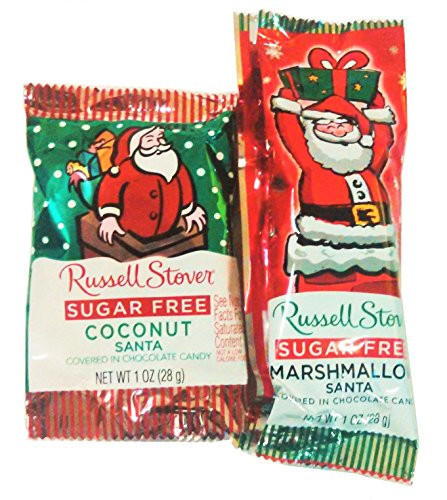 Sugar Free Christmas Candy
 Russell Stover Sugar Free Chocolate Santa Christmas Bundle
