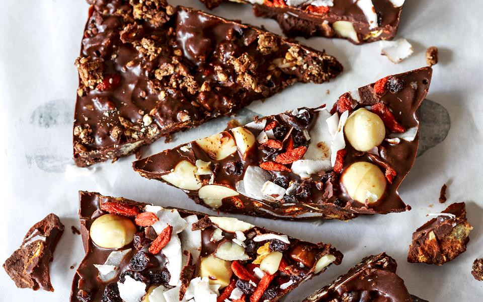 Sugarfree Christmas Candy
 Sugar free chocolate Christmas bark recipe