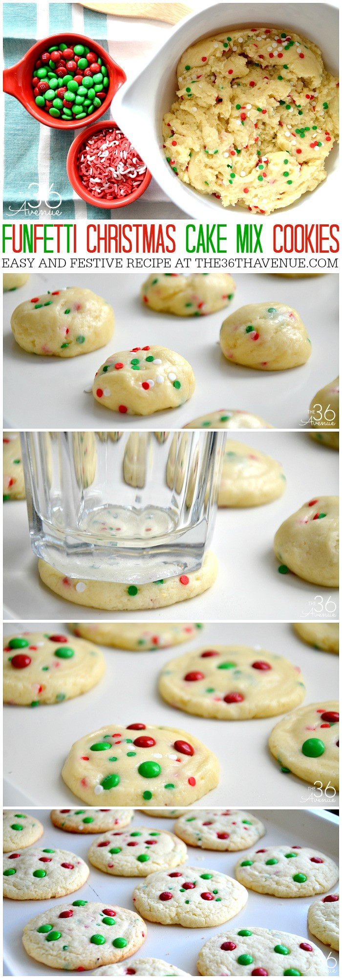 Super Easy Christmas Cookies
 Christmas Cookies Funfetti Cookies The 36th AVENUE