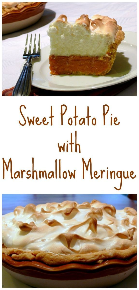 Sweet Potato Pie Thanksgiving
 Sweet Potato Pie with Marshmallow Meringue