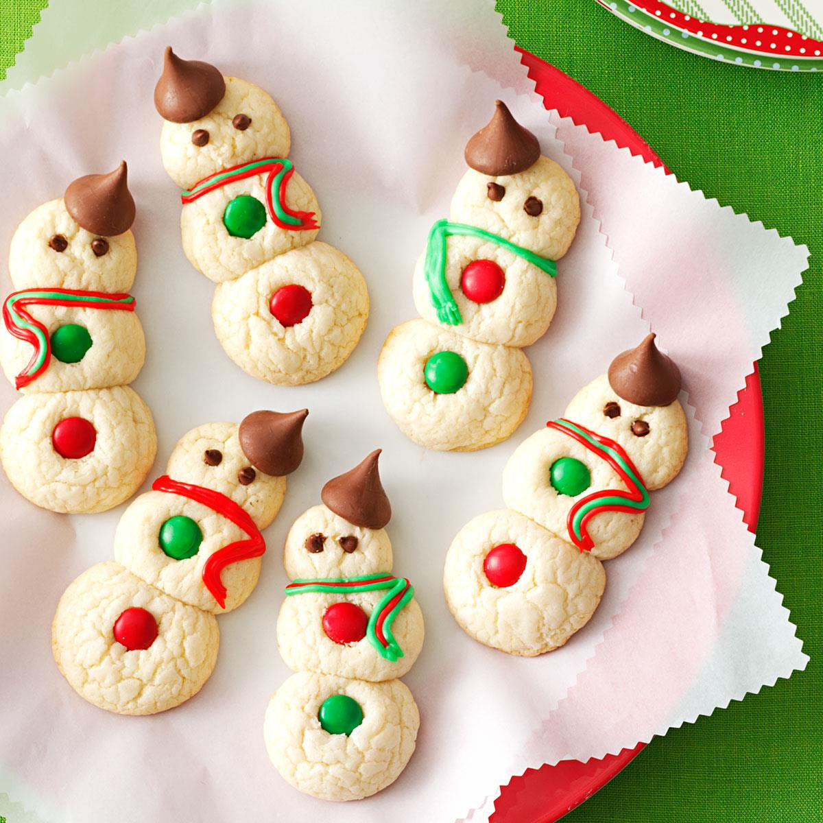 Taste Of Home Christmas Desserts
 Snowman Cookies Recipe