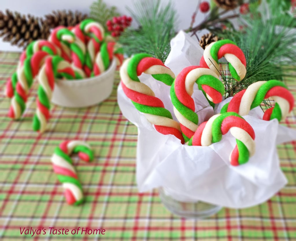 Tastes Like Candy Canes At Christmas
 Mint Candy Cane Cookies Valya s Taste of Home