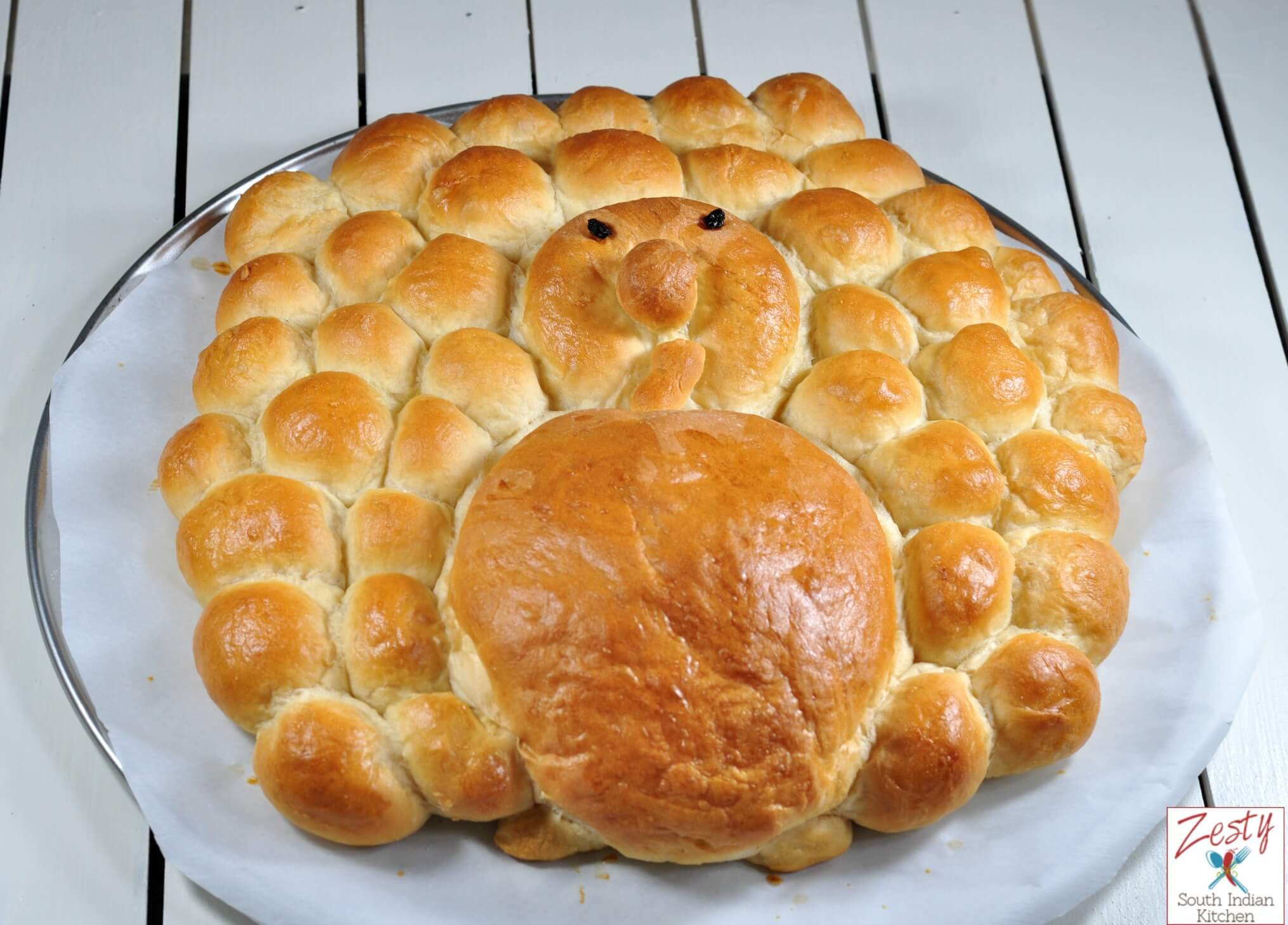 Thanksgiving Bread Recipes
 Turkey Shaped Dinner Rolls Zesty South Indian Kitchen