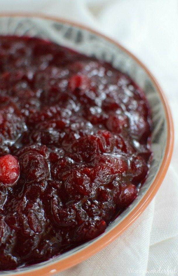 Thanksgiving Cranberry Recipes
 Thanksgiving Cranberry Sauce Recipe WonkyWonderful