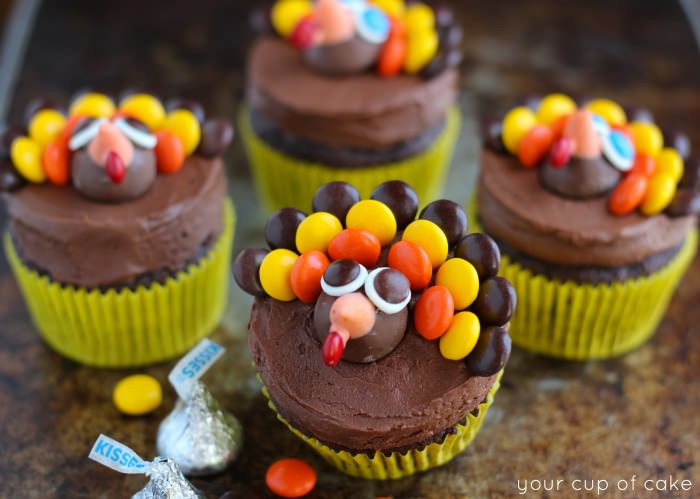 Thanksgiving Cupcakes Decorating Ideas
 Turkey Cupcakes Thanksgiving Cupcake Decorating Your