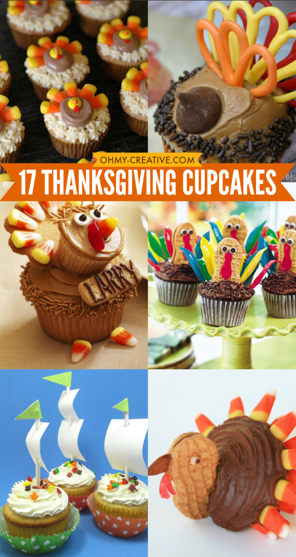 Thanksgiving Cupcakes Decorations
 17 Thanksgiving Cupcakes Oh My Creative