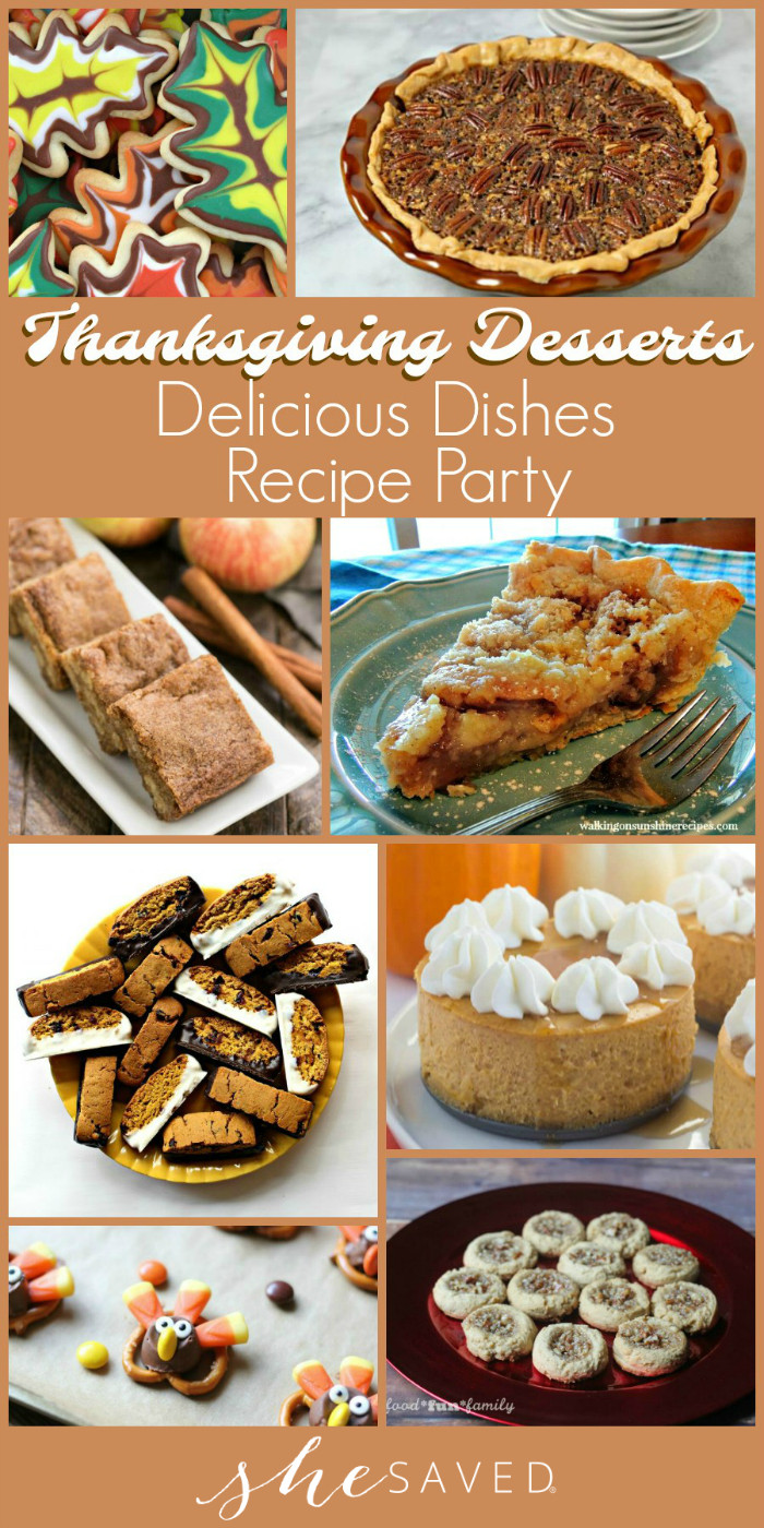 Thanksgiving Desserts List
 Delicious Dishes Party Favorite Thanksgiving Desserts