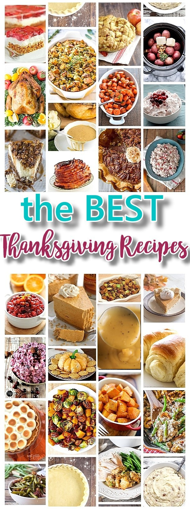 Thanksgiving Dinner Dishes
 The BEST Thanksgiving Dinner Holiday Favorite Menu Recipes