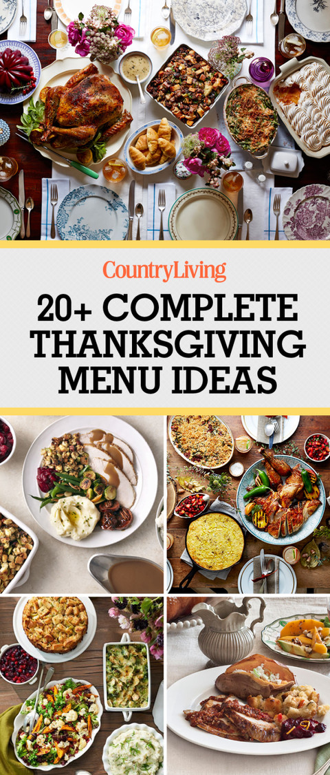 Thanksgiving Dinner Food
 28 Thanksgiving Menu Ideas Thanksgiving Dinner Menu Recipes