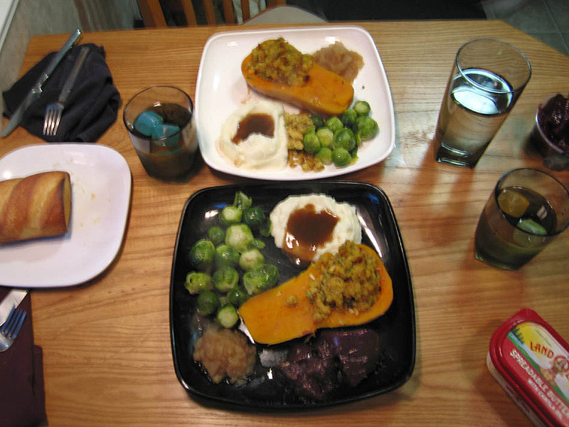Thanksgiving Dinner Without Turkey
 Roast Squash Make Great Ve arian Thanksgiving Dinner in