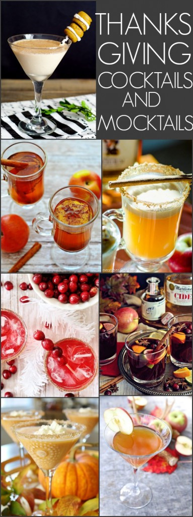 Thanksgiving Drinks Ideas
 Thanksgiving Cocktails