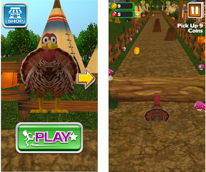 Thanksgiving Games Turkey Run
 10 Terrific Thanksgiving Apps for iPhone