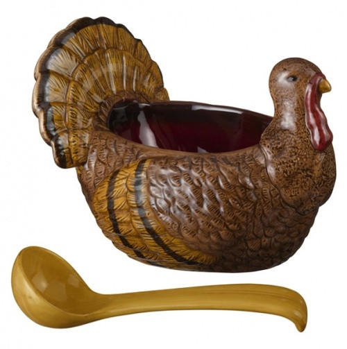 Thanksgiving Gravy Boat
 Turkey Gravy Boat with Ladle