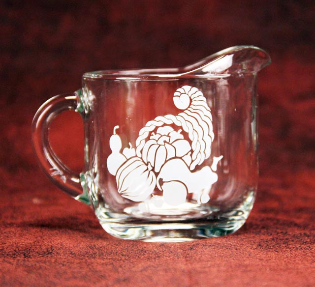 Thanksgiving Gravy Boat
 Thanksgiving Day Gravy Boat EtchTalk Glass Etching