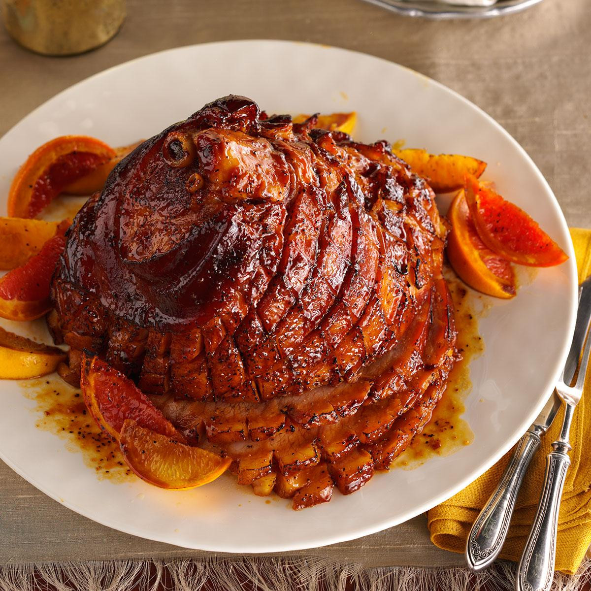 Thanksgiving Ham Glaze Recipes
 Citrus Molasses Glazed Ham Recipe