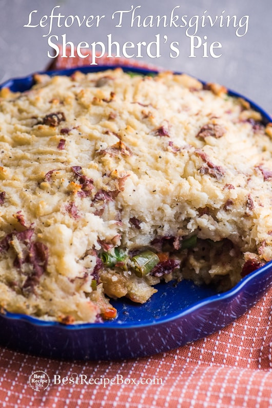 Thanksgiving Leftover Shepherd'S Pie
 Thanksgiving Leftovers Shepherds Pie w Turkey Gravy