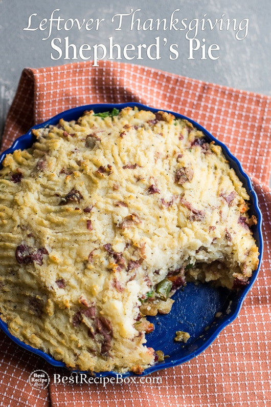 Thanksgiving Leftover Shepherd'S Pie
 Thanksgiving Leftovers Shepherds Pie w Turkey Gravy